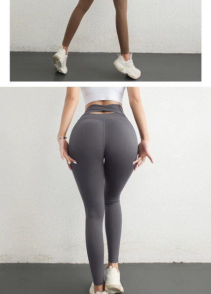 Leggings deportivas de cintura alta para niñas, de diseño clásico, material elástico de alta calidad y gran resistencia, ideales para yoga y otras actividades.  ¡Gran éxito de ventas!