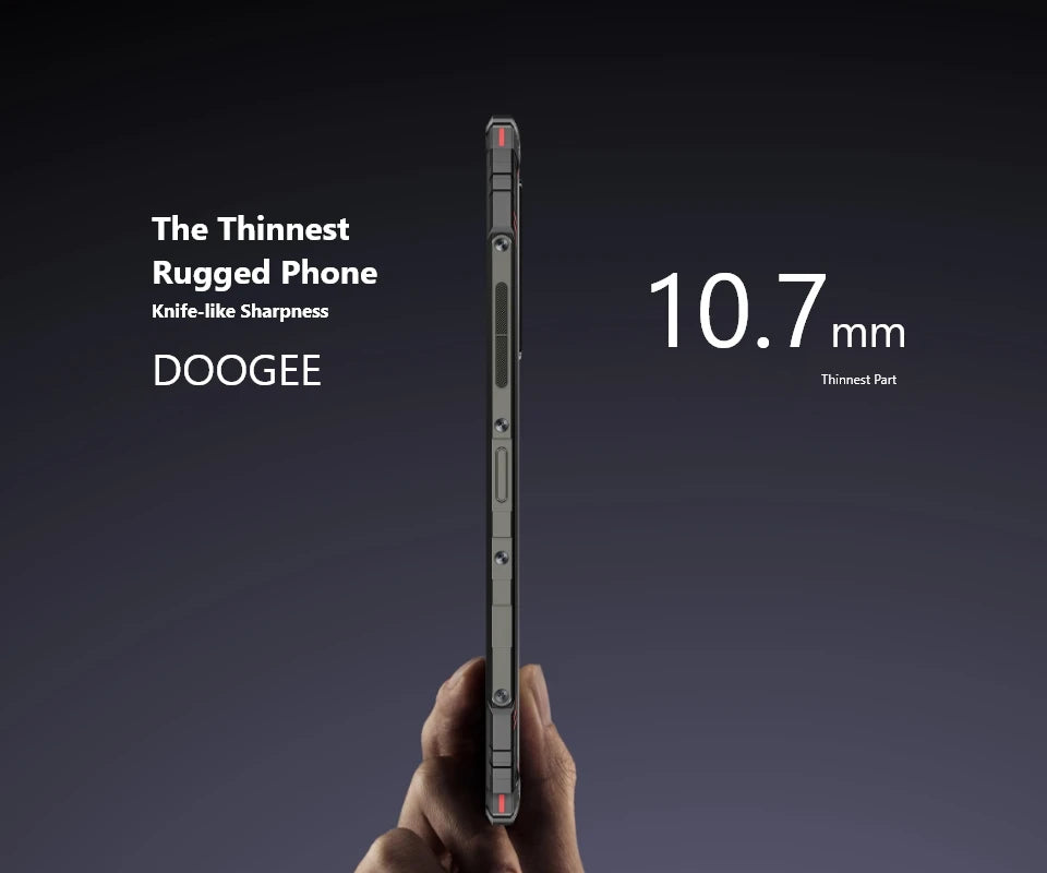 DOOGEE Blade 10 Pro (2024), teléfono móvil resistente con Android 14, 16 GB de almacenamiento + 256 GB (2 TB), pantalla HD+ de 6,56 pulgadas, batería de 5150 mAh.