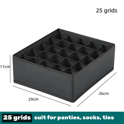 Organizador para ropa interior, calcetines, sujetadores, pantalones, bufandas, corbatas, caja de almacenamiento, organizador de ropa para vaqueros, divisores para cajones, organizador de ropa