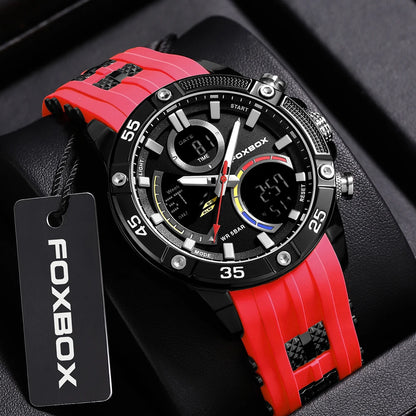 Relojes militares de moda para hombre LIGE, reloj cronógrafo deportivo original de lujo para hombre, reloj de cuarzo resistente al agua, reloj de pulsera digital