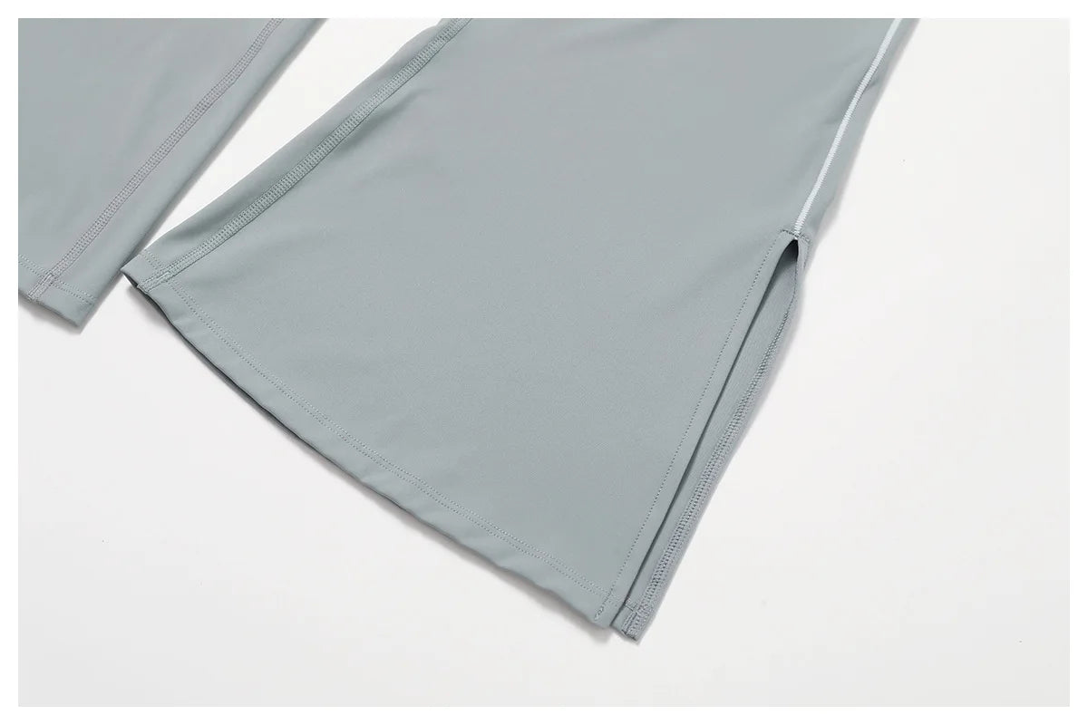 Conjunto deportivo de yoga FUBEIKE para mujer, de verano, color nude, ajustado, con espalda descubierta, ideal para gimnasio, ropa deportiva para mujer, para correr al aire libre.