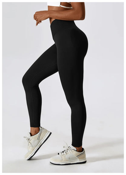 Leggings de yoga de alta calidad Hearuisavy para mujer, ideales para fitness al aire libre y gimnasio. Leggings transpirables para entrenamiento, con efecto push-up.