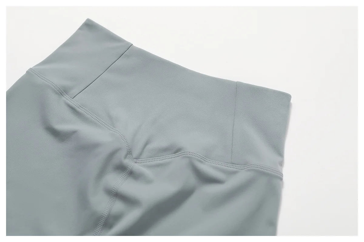 Conjunto deportivo de yoga FUBEIKE para mujer, de verano, color nude, ajustado, con espalda descubierta, ideal para gimnasio, ropa deportiva para mujer, para correr al aire libre.