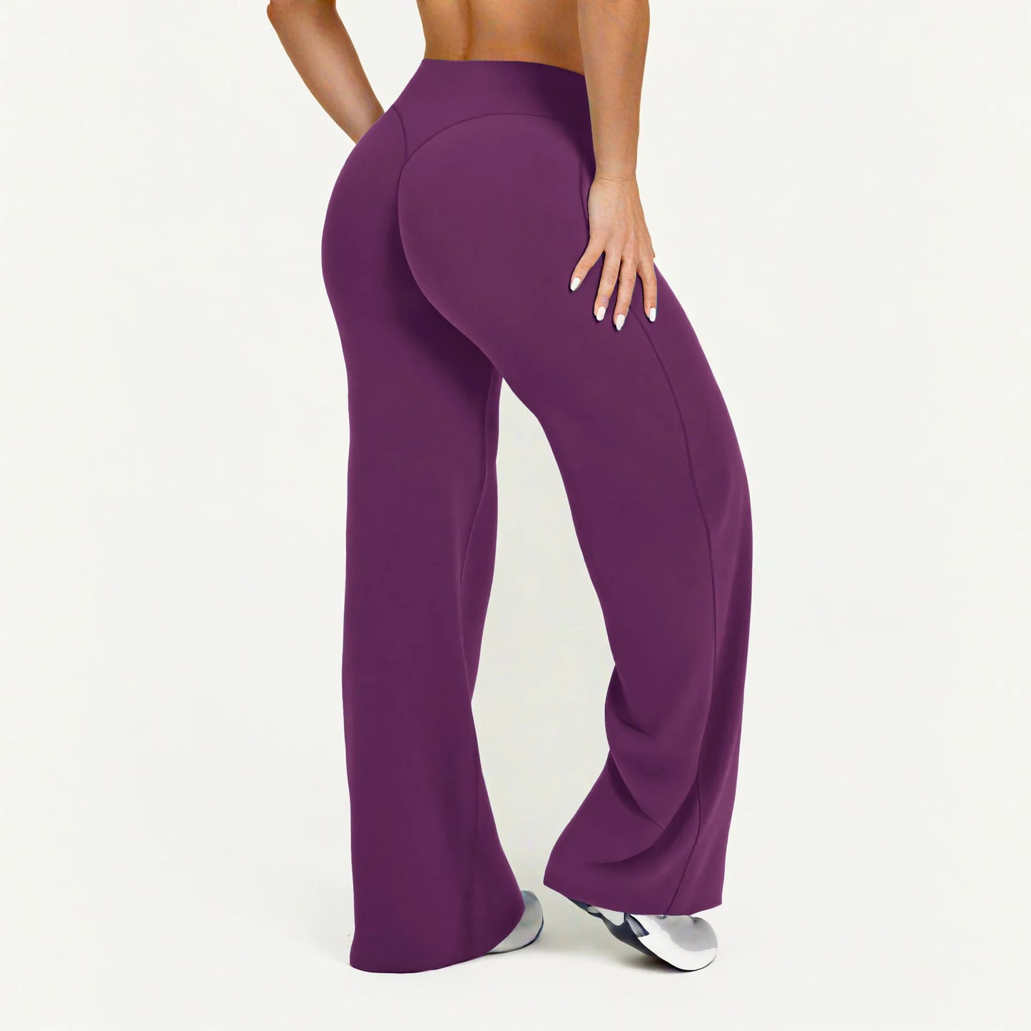 Pantalones rectos de tejido ultrasuave tipo mantequilla para mujer, pantalones de yoga de talle medio, mallas deportivas de tacto natural, leggings de pilates, pantalones deportivos para correr.