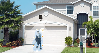 Cámara de seguridad IMOU Cell PT Lite de 3 MP con batería, paneles solares, visión nocturna a color, protección Wi-Fi y protección para exteriores.