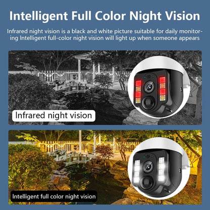 Protección de seguridad Camara Vigilancia Wifi Cámaras solares de Segurid 4g Exterior 5MP Vigilancia inteligente del hogar IP CCTV