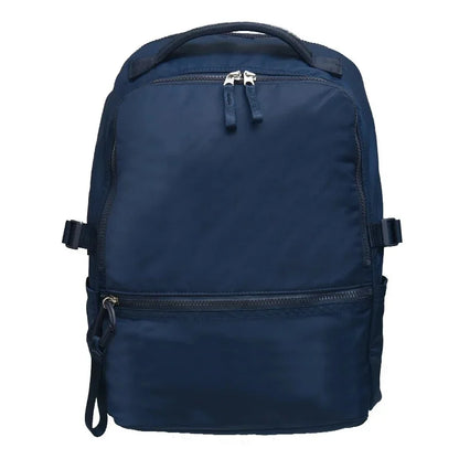 Mochila de viaje para estudiantes de secundaria y preparatoria, multifuncional, con doble hombro, para computadora de negocios, de nailon.