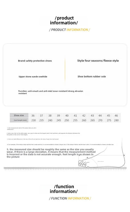 Calzado de seguridad para hombre, zapatos de trabajo con puntera de acero, color gris, anti-aplastamiento, anti-perforación, alta calidad, tallas 38-45, bota de trabajo indestructible para hombre.