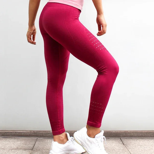 Pantalones de yoga LANTECH para mujer, deportivos, para correr, ropa deportiva, leggings elásticos para fitness, sin costuras, control de abdomen, mallas de compresión para gimnasio