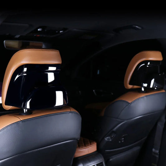 Para Kia Sportage NQ5 2022 2023, accesorios de molduras interiores, 4 piezas, reposacabezas de asientos delanteros, cubierta protectora ABS, accesorios interiores.