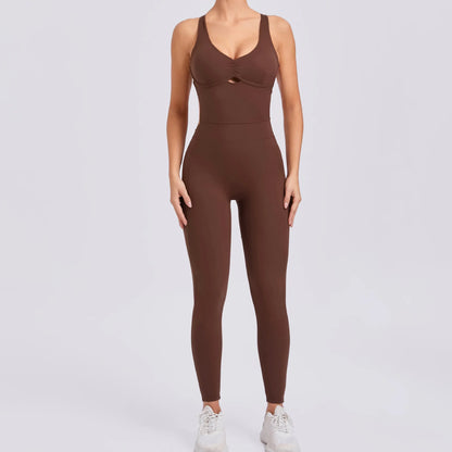 Women Gym Jumpsuit Female Yoga Set Workout One-piece Suit Women Sports Push Up Yoga Clothes Backless Activewear Fitness Set