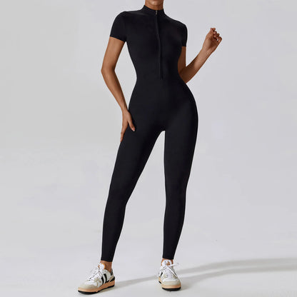 Conjunto de yoga de verano para mujer, ropa deportiva para entrenamiento, mono de gimnasio, mono deportivo siamés para mujer