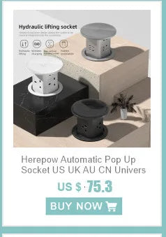 Adaptador de enchufe Herepow serie 118, enchufe de pared estándar americano con doble puerto USB, para electrodomésticos inteligentes, tipo C, carga rápida de 3,1 A.