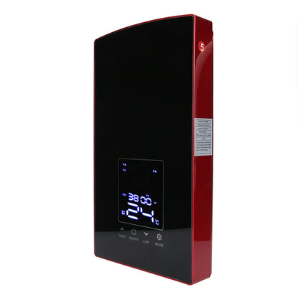 Calentador de agua eléctrico mural con control por voz. Calentador de agua instantáneo para baño, 220-240 V.