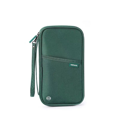 Cartera de viaje, pasaporte, tarjetero, organizador, bolsa para billetes, porta billetes, porta documentos, bolso de mano, bolsa de almacenamiento