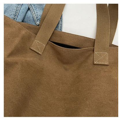 Bolso de lona para mujer, moderno, espacioso y duradero, con cierre de cremallera y diseño clásico, perfecto para el trabajo.