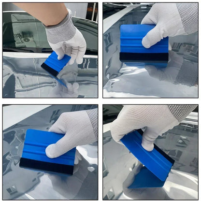 Kit de herramientas para envolver películas de automóviles, raspador, escobilla de goma, herramienta para envolver vinilo, kit de instalación de calcomanías para vehículos, accesorios para autos