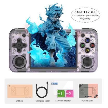 Consola portátil ANBERNIC RG35XX H para videojuegos, pantalla IPS de 3,5 pulgadas y 640 x 480, reproductor de juegos retro, 3300 mAh, más de 5000 juegos.