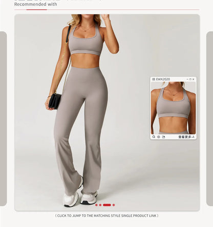 Leggings de impacto para mujer, pantalones de yoga acampanados, pantalones deportivos de yoga, ropa de gimnasio, ropa de entrenamiento, mallas, pantalones de pierna ancha, leggings acampanados