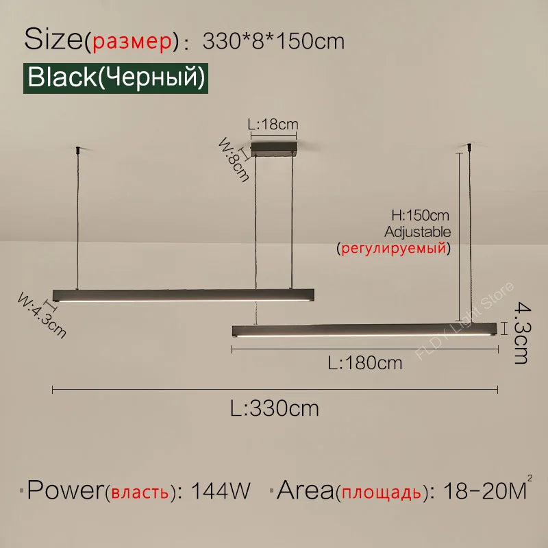 Lámpara de araña para comedor, lámpara nórdica moderna para mesa de comedor, lámpara de bar, luces para restaurante, luces de cocina, lámparas LED de tira para oficina.