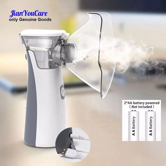 Nebulizador silencioso portátil médico, miniinhalador de mano para niños, atomizador para adultos, nebulizador de malla, nebulizadores para asma.