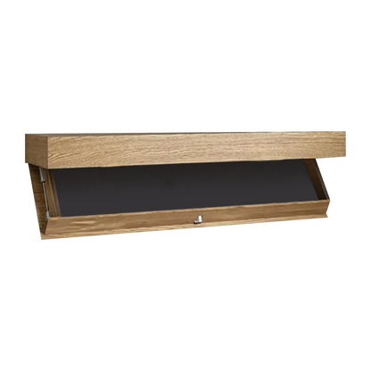 Estantería de almacenamiento con compartimento, estantería flotante oculta, solución de almacenamiento de pared, decoración moderna para el hogar, para sala de estar