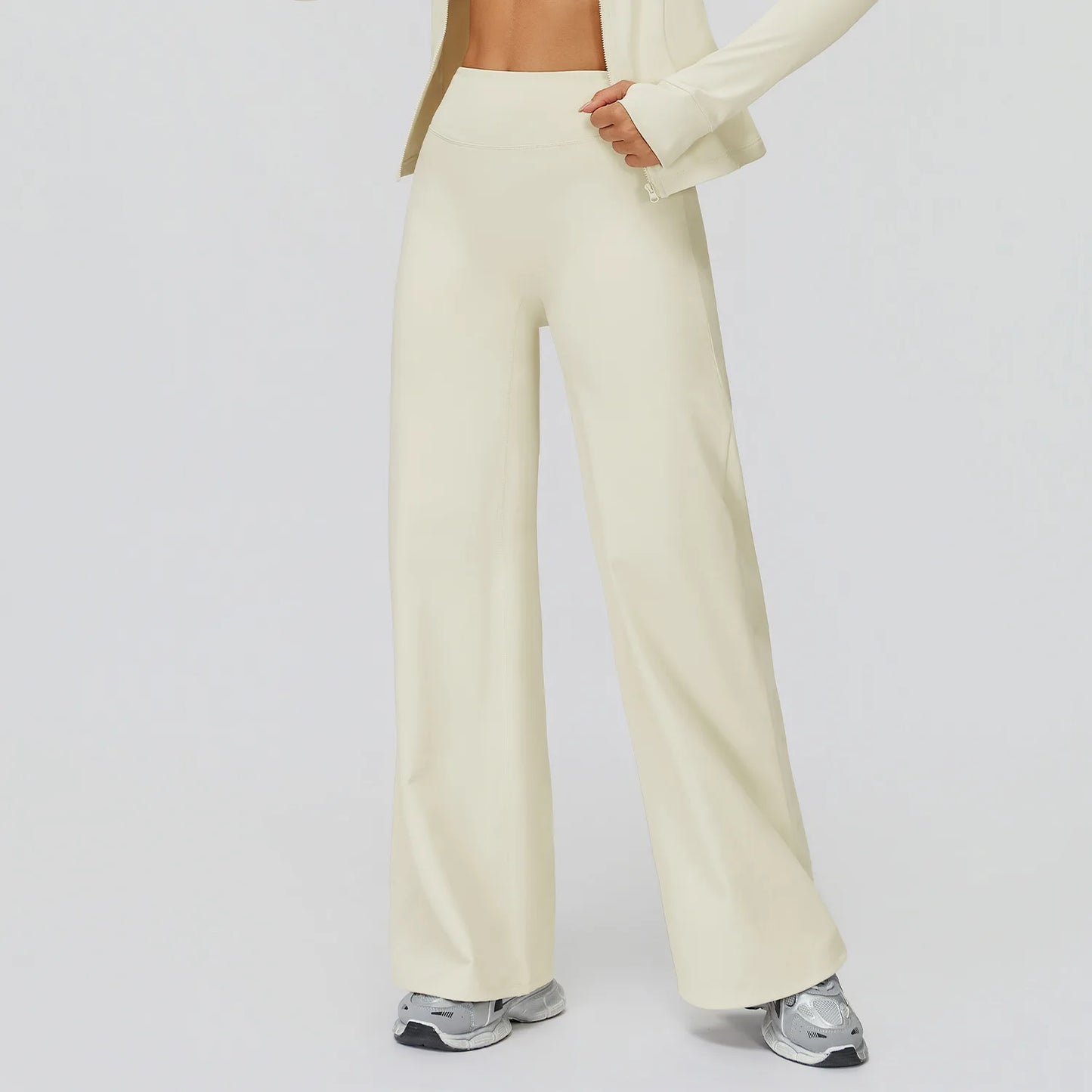 Women High Waist Wide Leg Pants Leggings Fitness Bell-bottoms Yoga Flared Leggings Push Up Gym Workout Flared Pants Sportswear