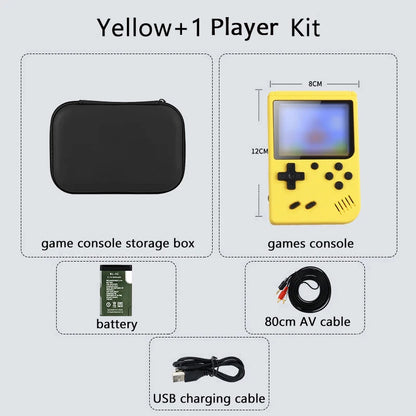 Consola retro arcade de 5 pulgadas con más de 500 juegos clásicos integrados para Game Boy, emulador de TV, videojuegos, reproductor de juegos portátil