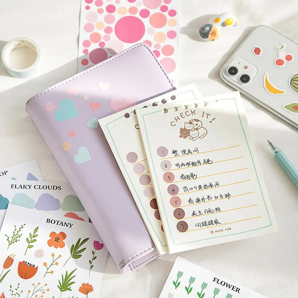 Álbum de planificador de útiles escolares, calcomanías decorativas autoadhesivas, etiquetas adhesivas, pegatinas de papelería, pegatinas para diario y álbumes de recortes.