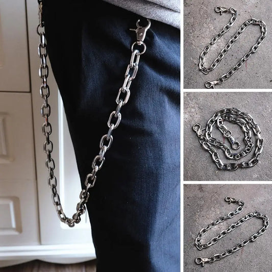 Cadena de cintura de baile de hip hop personalizada, accesorio de pantalones de moda para hombres y mujeres, cadena de cintura de hip hop personalizada para ropa de calle.