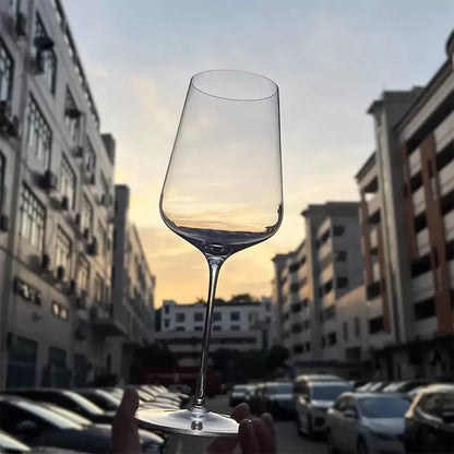 Copa de vino ligera de lujo estilo Burdeos, de estilo ultrafino, con tallos delgados, ideal para fiestas y bares.