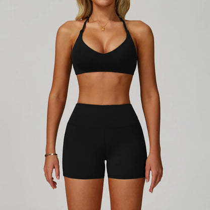 2 Piece Set Women's Tracksuit Fitness Clothes Yoga Sets Sportswear Workout Bra High Waist Leggings Set Gym Clothing Sports Suits