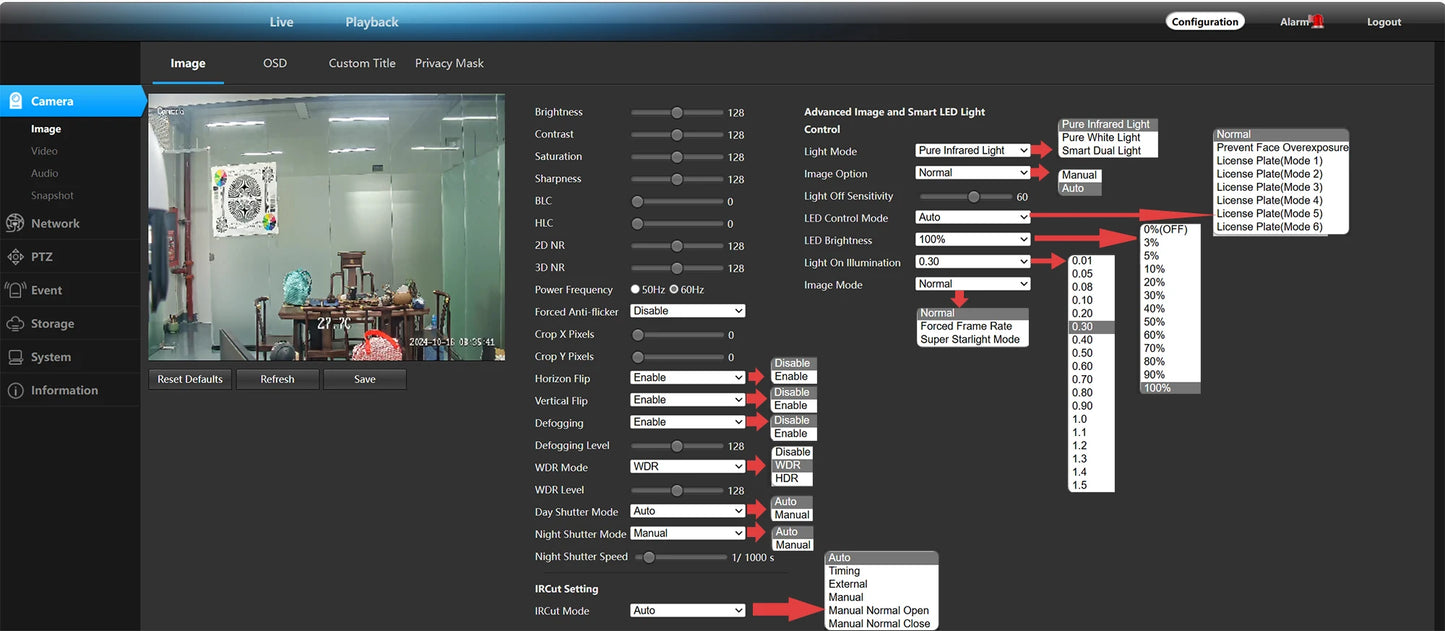 Cámara IP 4K 8MP WIFI con zoom 15x, seguimiento, PoE, protocolo RTMP Hikvision, tarjeta SD/TF de 512 GB, infrarrojos de 30 m, visión nocturna a color de 20 m