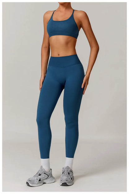 Conjunto de yoga deportivo sin costuras para mujer, 2 o 3 piezas, ropa deportiva para gimnasio, conjuntos de yoga para mujer, chándales, sujetador deportivo, leggings para gimnasio