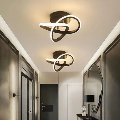 Lámparas de techo LED para pasillo, modernas y minimalistas, para sala de estar, balcón, entrada, escalera, decoración del hogar, accesorios LED brillantes.