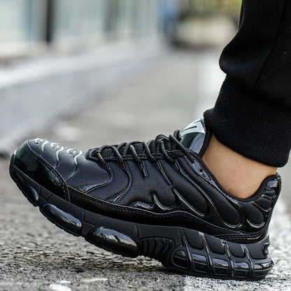 Calzado de seguridad para hombre, botas de trabajo ligeras, zapatillas con cámara de aire, zapatos de trabajo antiperforación, zapatos indestructibles con puntera de acero.