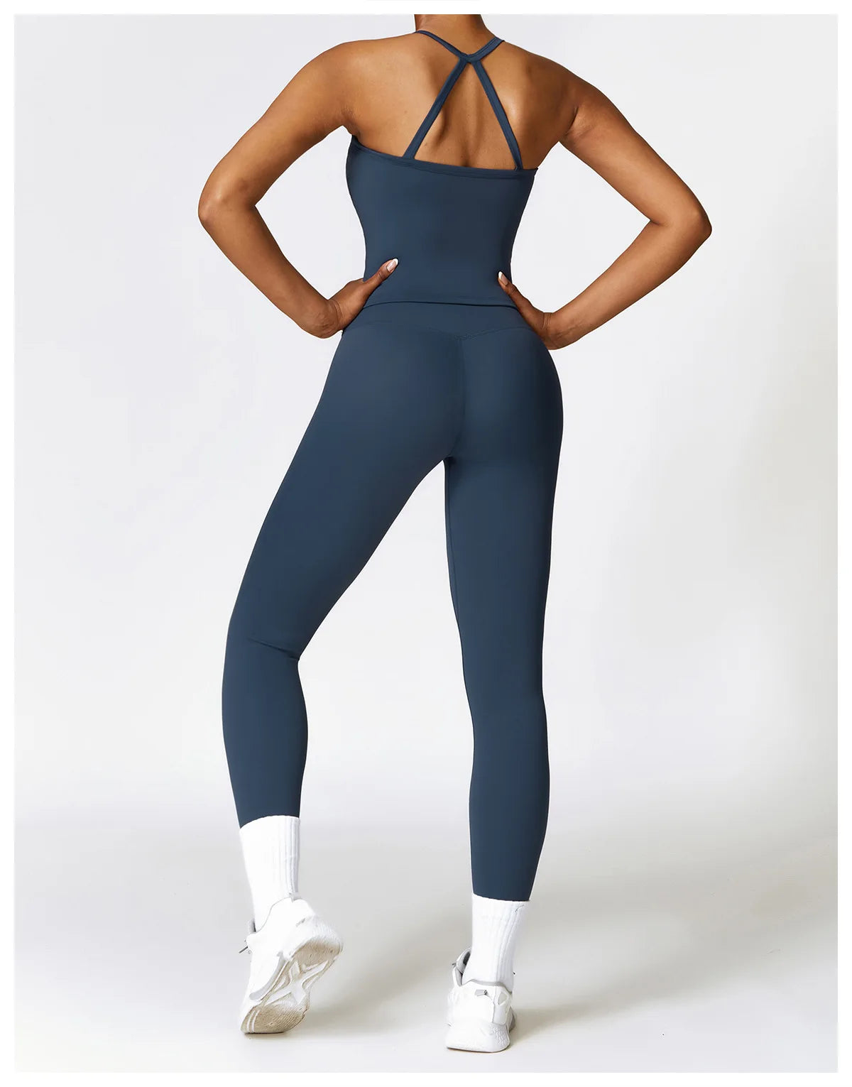 2PCS Seamless Yoga Set Women Workout Set Sportswear Gym Clothing Fitness Long Sleeve Crop Top High Waist Leggings Sports Suits