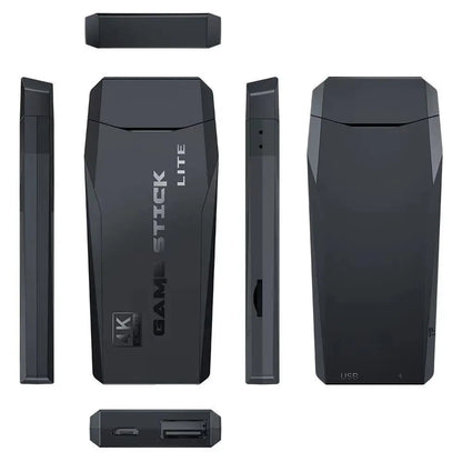 Consola de videojuegos 2.4G con doble mando inalámbrico, 4K, 10.000 juegos, 64 juegos retro de 32 GB para PS1/GBA, regalo de Navidad para niño.