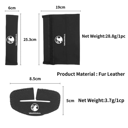 Funda de cinturón de seguridad de gamuza para interior de coche, para Vauxhall VXR, Dokker, Lodgy, Logan, Sandero, Duster, Stepway, decoración de coche, accesorios