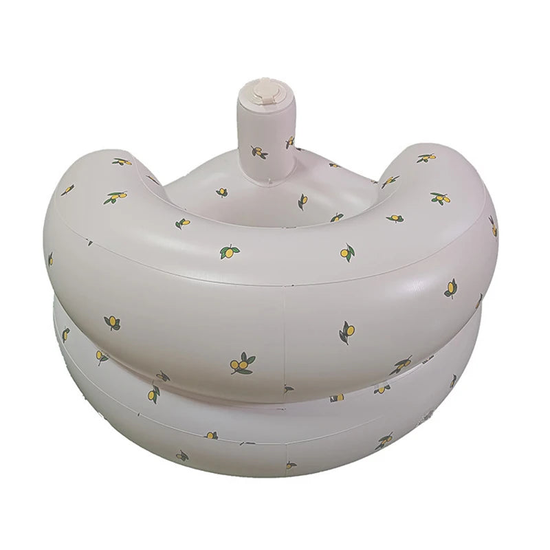 Asiento inflable para bebés de 3 a 36 meses, sofá infantil con bomba de aire incorporada, asiento Bumbo para aprender a sentarse, alimentar y acampar.
