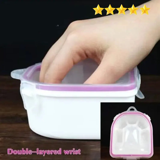 【Gran oferta】Recipiente para remojo de quitaesmalte, herramientas de salud para el tratamiento de uñas, recipiente duradero para burbujas de cuidado córneo.