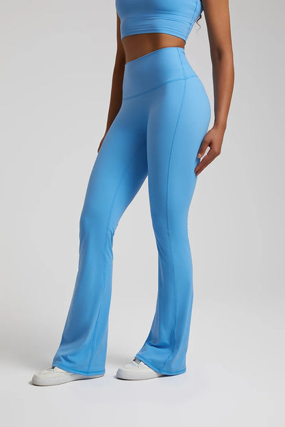 Buttery Soft High Waist Flare Leggings No Front Seam Workout Yoga Flared Pants Full Length Gym Sport Leggings Women Tights