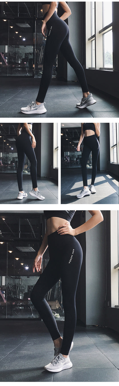Pantalones de yoga sin costuras, leggings de cintura alta para gimnasio, deportivos, para mujer, mallas de fitness para mujer, mallas para correr con control de abdomen