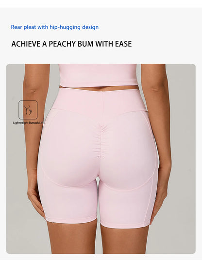 Ctenkevet - Conjunto de 2 piezas de sujetador halter sin espalda para mujer, ropa deportiva de secado rápido para gimnasio, conjunto deportivo femenino de dos piezas con pantalones cortos