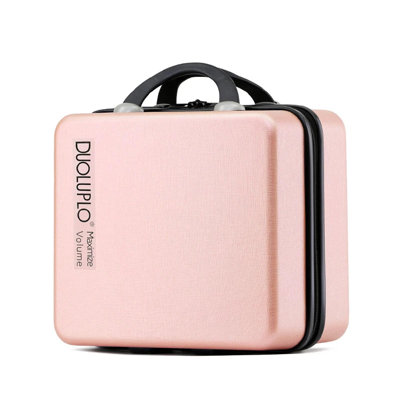 Maletas de viaje de cabina de 12/14/16 pulgadas, tamaño pequeño, estuches de maquillaje para mujer, maletín para hombre con cerradura TSA, equipaje de mano para caja de viaje