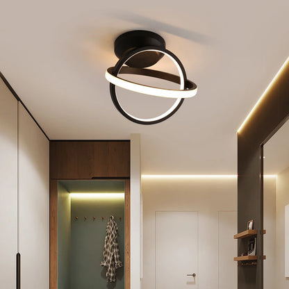 Lámpara de techo LED moderna minimalista para balcón, pasillo, porche, canal, estilo nórdico, para guardarropa