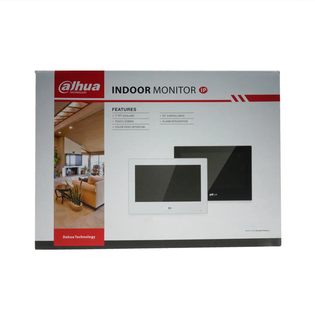 Monitor interior Dahua Original VTH2621G(W)-WP IP y Wi-Fi compatible con estación de puerta PoE estándar Wi-Fi y monitor IPC