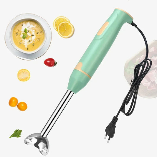 Batidora de mano de inmersión, picadora eléctrica de alimentos y verduras, batidora de mano para batidos, salsas, comida para bebés y sopas.