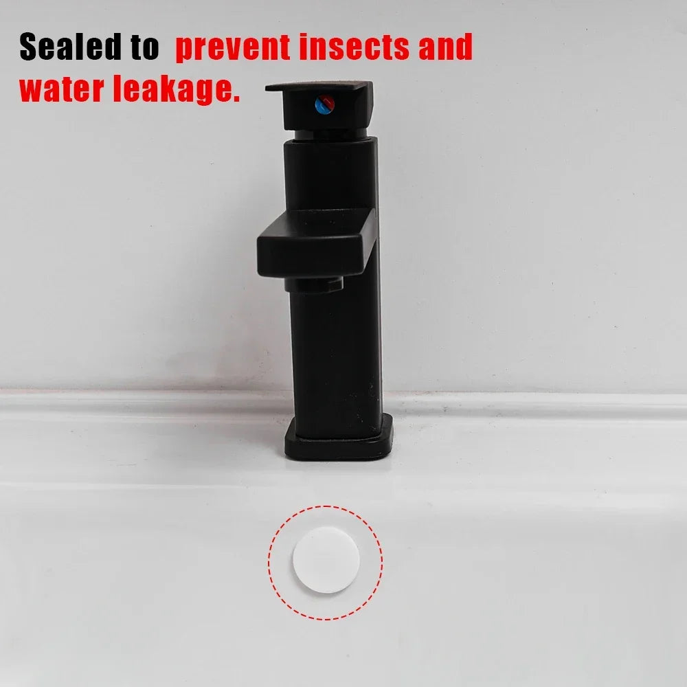 Tapa de desbordamiento del lavabo Orificio del fregadero del baño de la cocina Tapón del lavabo Aumento del nivel del agua Tapón de desbordamiento de agua Tapa de drenaje de la bañera