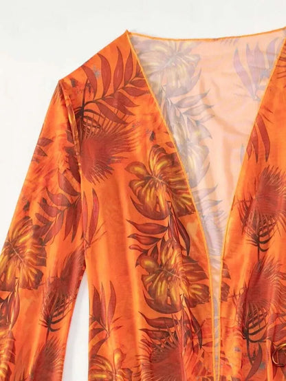 Bikini de tres piezas con tiras triangulares 2025 para mujer, traje de baño tipo kimono, ropa de baño sexy para mujer, traje de baño para playa